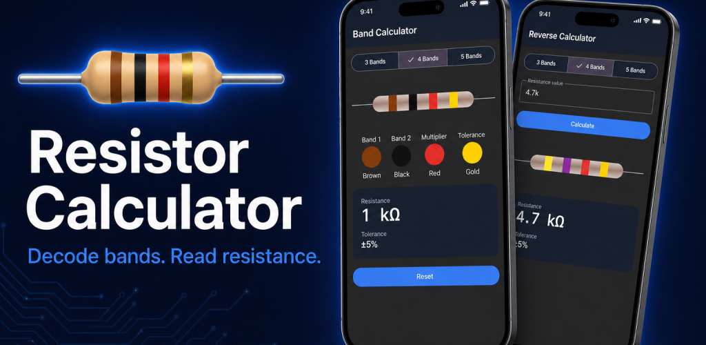 Resistor Calculator feature graphic